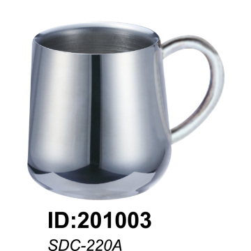 18/8 High Quality Stainless Steel Double Wall Mug Sdc-220A